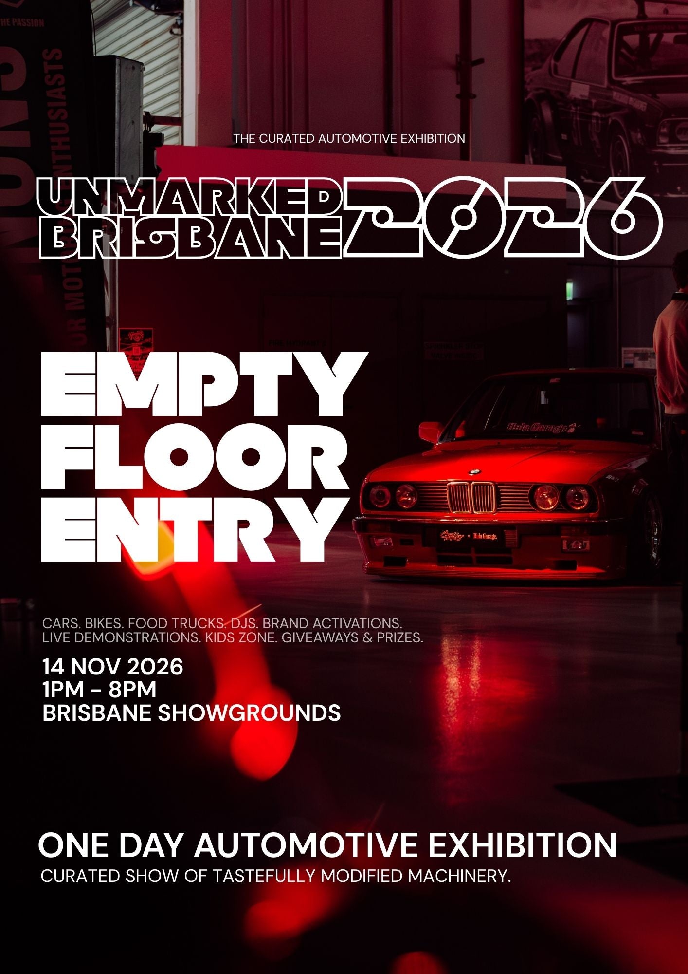 Unmarked Brisbane 2026 - Empty Floor Entry (Media & VIP Entry)