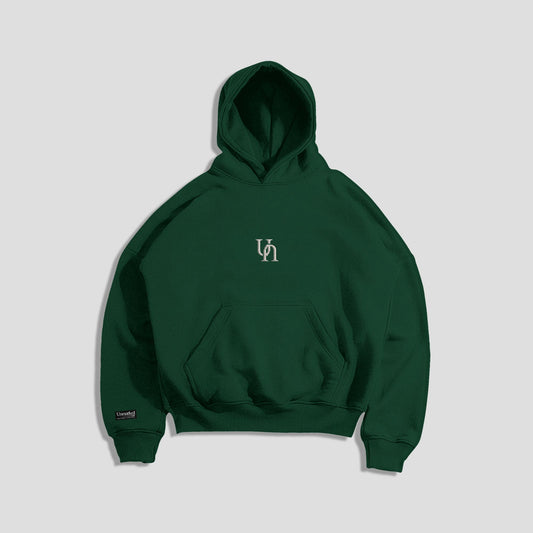 Unmarked 'Forever'  Hoodie - Heritage Green