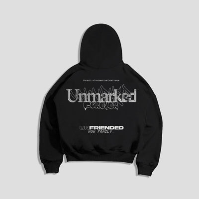 Unmarked 'Forever'  Hoodie - Kuro Black