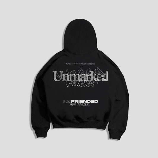 Unmarked 'Forever'  Hoodie - Kuro Black
