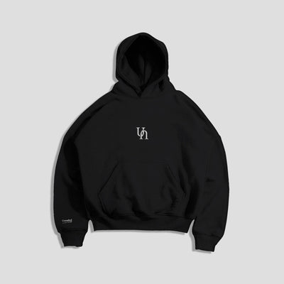 Unmarked 'Forever'  Hoodie - Kuro Black