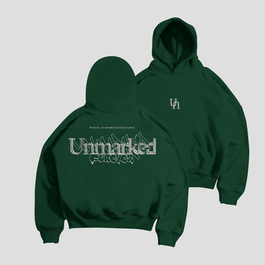 Unmarked 'Forever'  Hoodie - Heritage Green