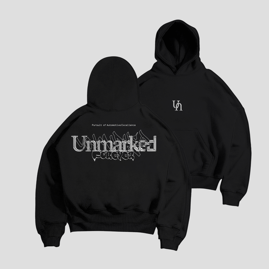 Unmarked 'Forever'  Hoodie - Kuro Black