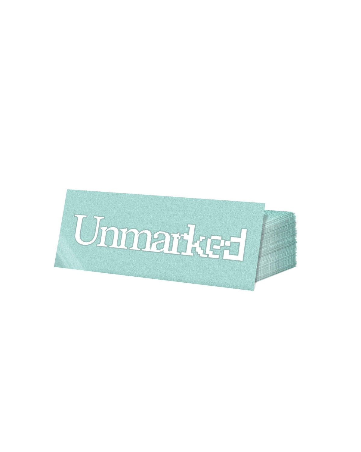 Unmark Sign Unmarked - Signature Logo Decal